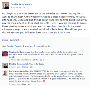 Debbie Dusylovitch miracle monday endorsement