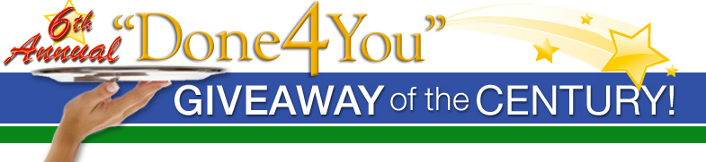 Done 4 You Giveaway 2014